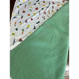 Cloud Island Fruits Vegetables Baby Blanket Green Sherpa Target Plush White